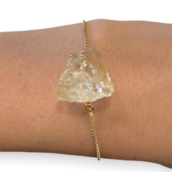 Jewelry - Natural Gemstone Yellow Bracelet